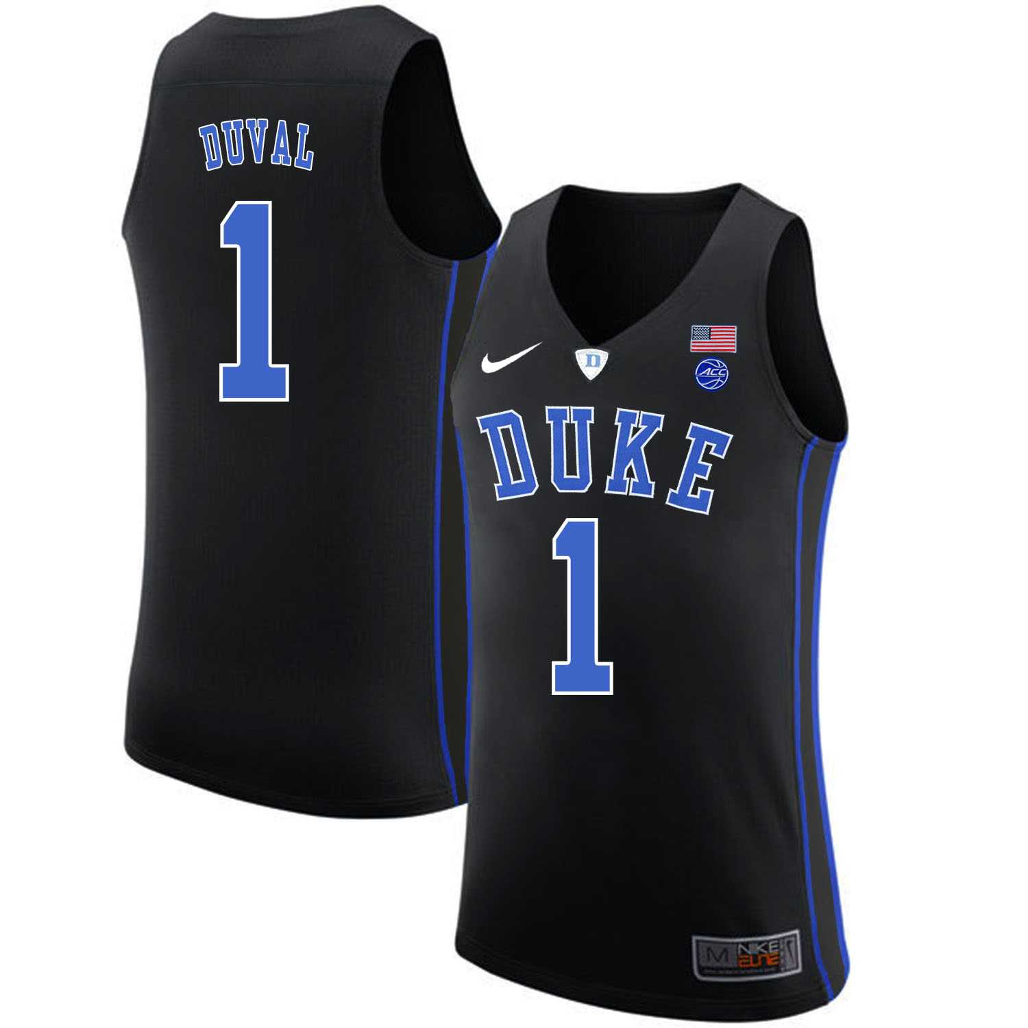 Duke Blue Devils 1 Trevon Duval Black Nike College Basketabll Jersey Dzhi,We sell and wholesale Duke Blue Devils 1 Trevon Duval Black Nike College Basketabll Jersey Dzhi on line form chian!